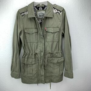 Levi’s Aztec Olive Green Jacket Women’s XS
